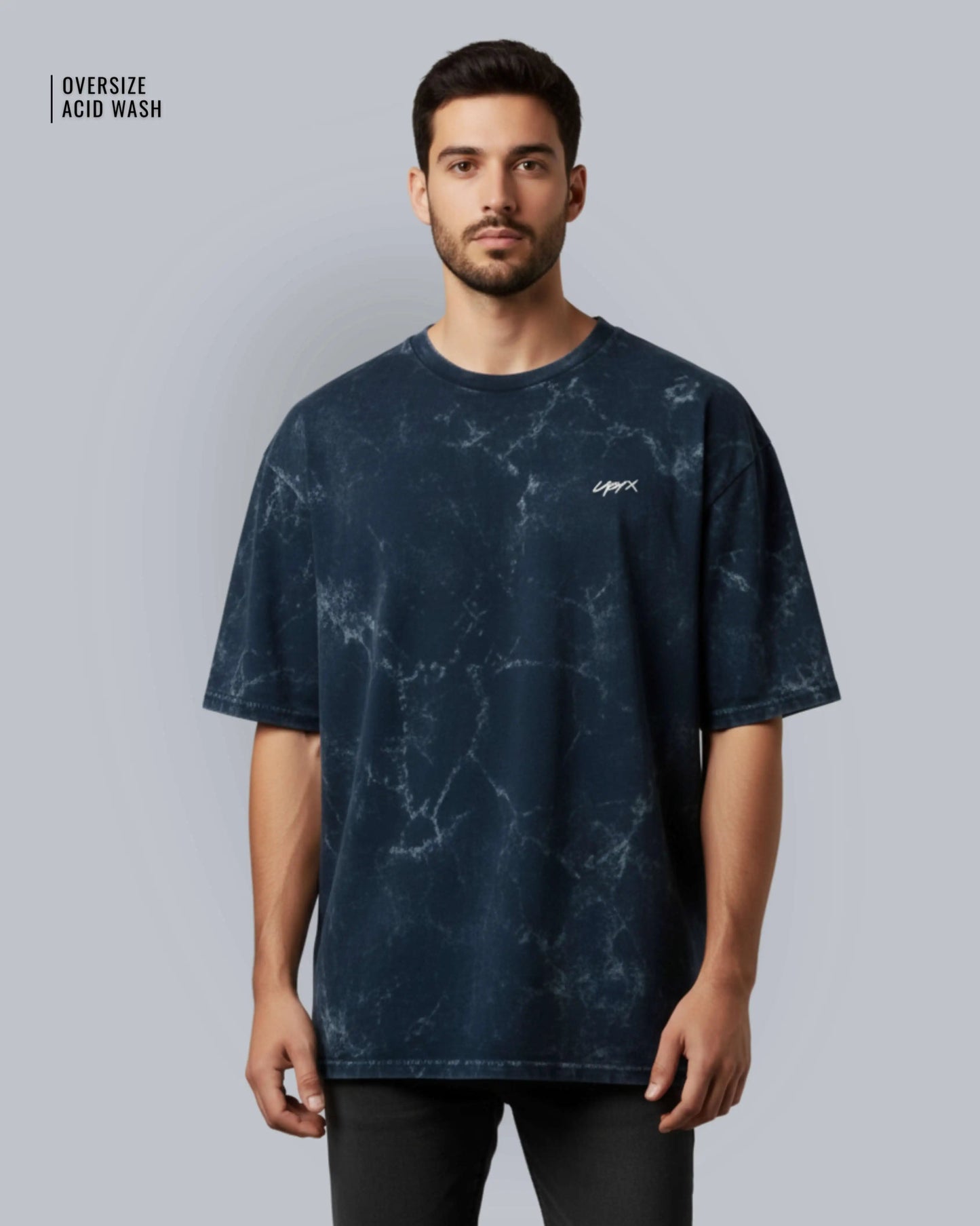 Unisex Acid Washed Oversized Tee - LazyX