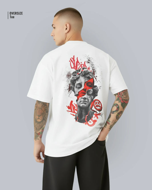 "Rebel Relic" Oversized Urban Art Tee