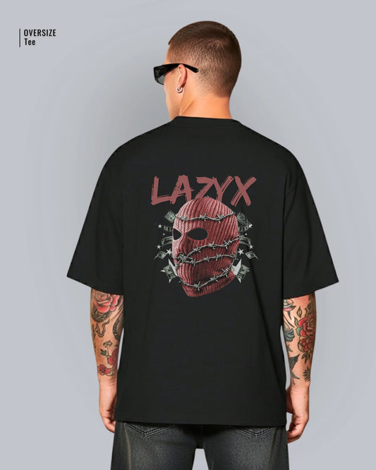 LAZYX Barbed Balaclava Oversized T-Shirt - LazyX
