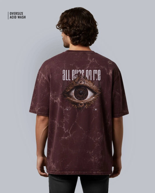 Unisex Acid Washed Oversized Tee - LazyX